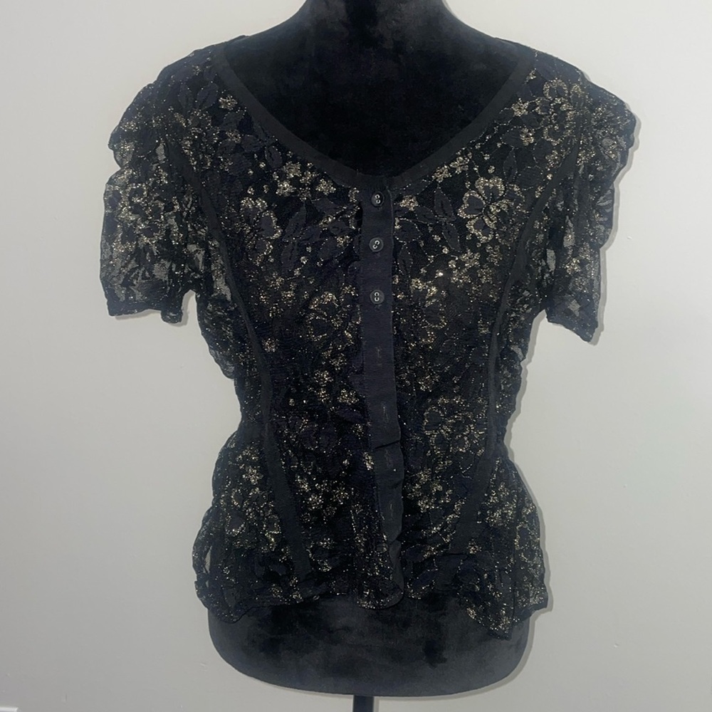 Black Lace Top
